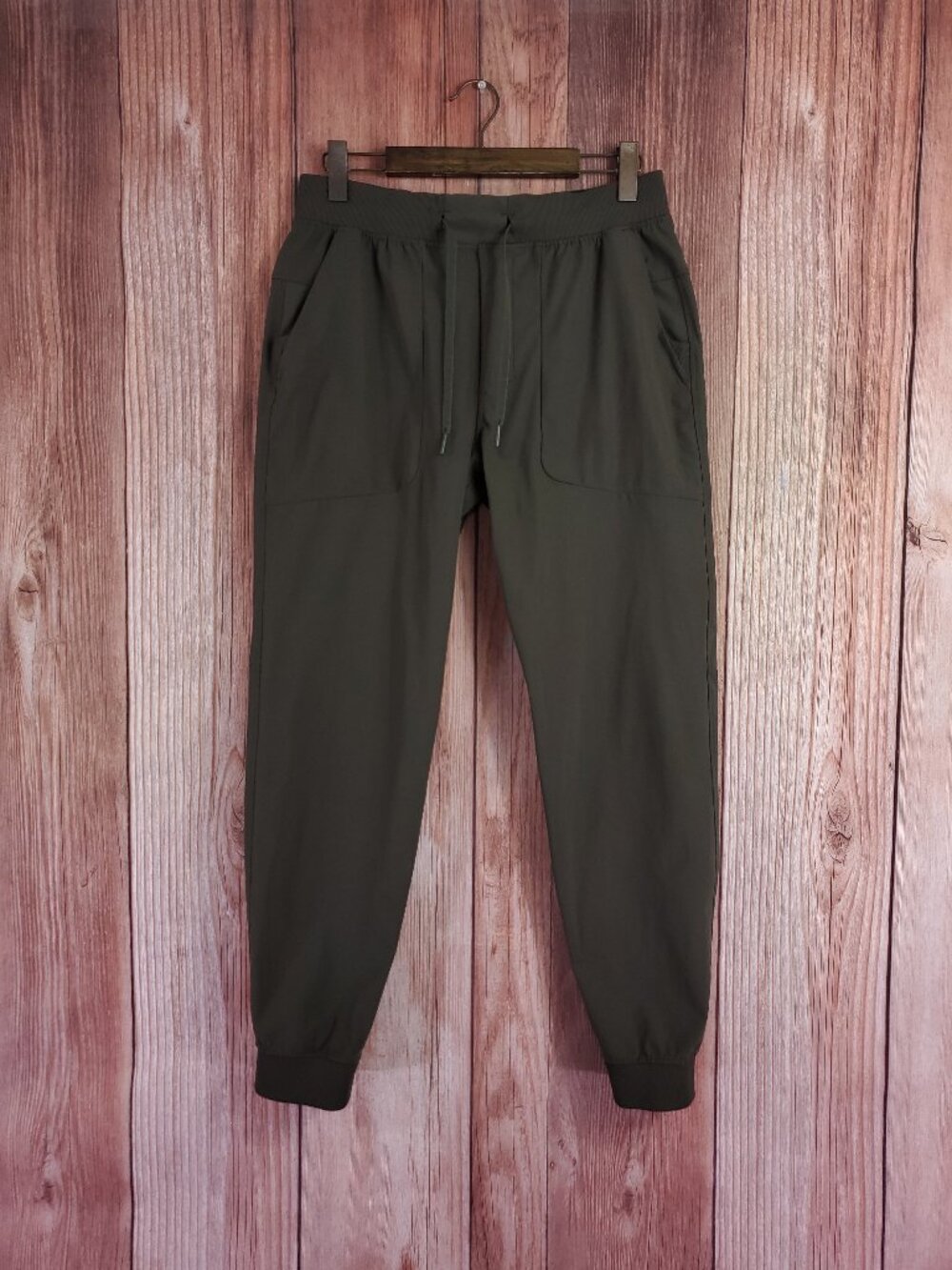Lululemon ABC Joggers Pants Mens Large Warpstreme Sweatpants Dark Olive M5A85S